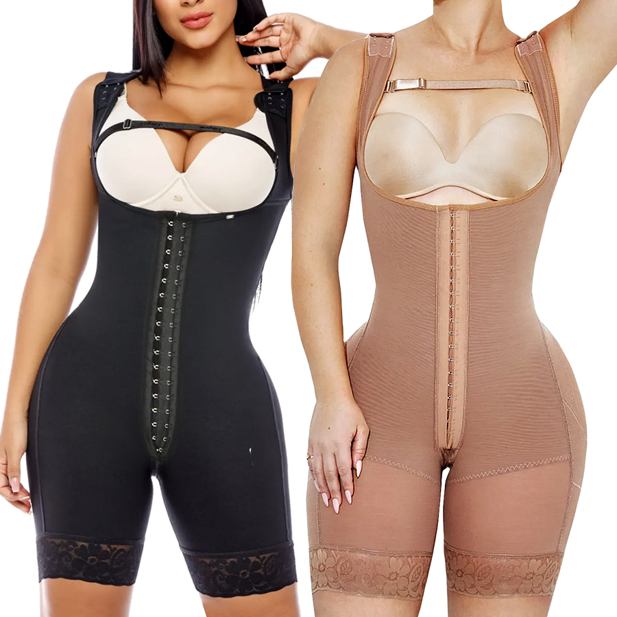 Shapewear Bodysuit Firm - Korset bergaya Kolombia korset pembentuk tubuh